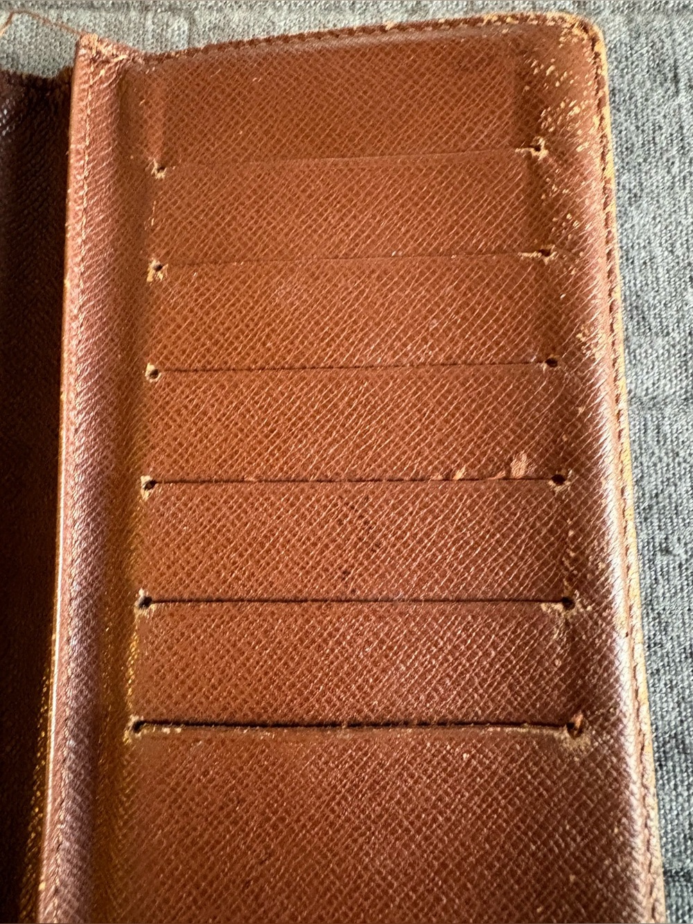 VINTAGE AUTHENTIC Louis Vuitton Porte Valeurs Cartes Crédit long monogram wallet - Picture 5 of 16